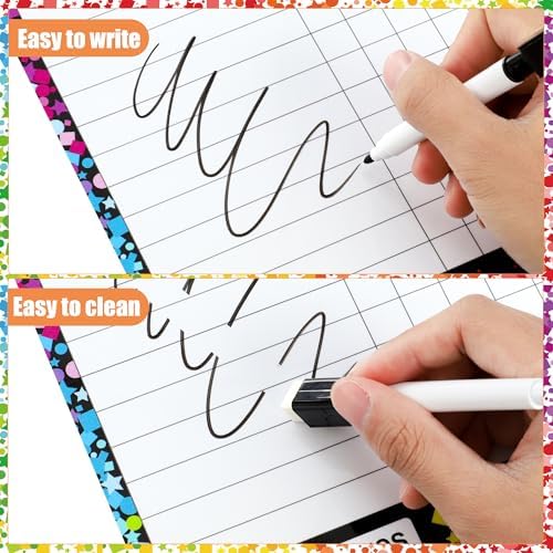 2 Pack Magnetic Chore Chart for Kids 12" x 9" Confetti Dry Erase Reward Chore Charts Weekly Behavior Responsibility Chores Board for Teens Adults Fridge Family Task Organization Home Rewards - Image 3