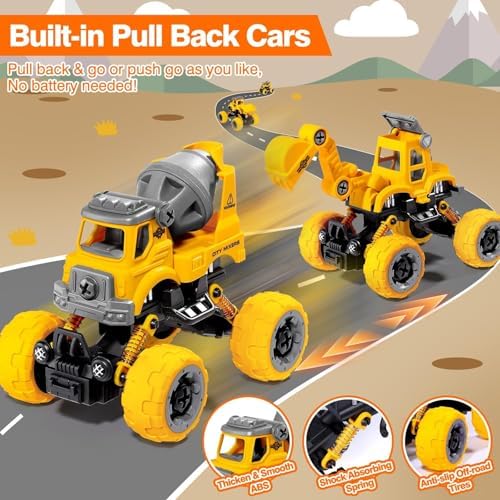 LUDILO Take Apart Construction Toys for 4 Year Old Boys Gifts Toys Age 4-6 - Image 4