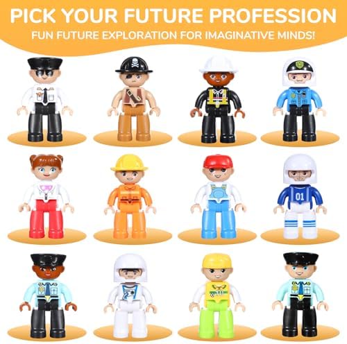 Mruikeny 12 Pieces Large Magnetic Figures for Kids Ages 3 4 5 6 7 8+ - Image 3