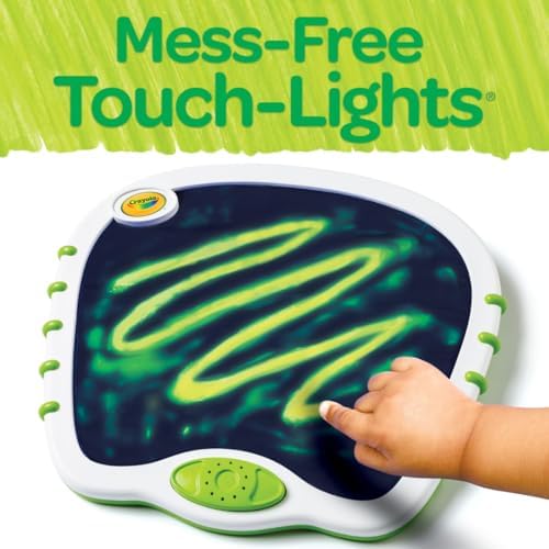 Crayola Toddler Touch Lights, Musical Sensory Toys for Toddlers, Learning Gifts, Light Up Drawing Pad, Mess Free Painting, Travel Activity, 2+ - Image 5