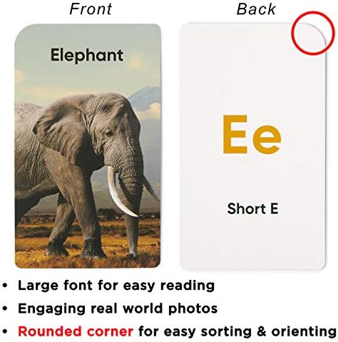 Award-Winning Alphabet Flash Cards for Kids Ages 3-4 – Learn ABCs, Phonics & Speech – Upper & Lowercase Letters, Photo Images – Preschool, Pre-K, Kindergarten - Image 6