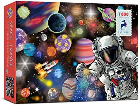 Antelope - 1000 Piece Puzzle for Adults, Space Travel Jigsaw Puzzle 1000 Pieces by Lynn Weilin, 29.5In x 20.5In, Thick, Sturdy Pieces, Planets in Space Jigsaw Puzzle - Image 2