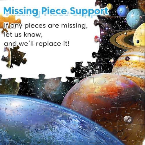 4 Packs 100 Piece Puzzles for Kids Ages 4-6 6-8 8-10, Educational Kids Jigsaw Puzzle Set, Ocean Space US Map World Animals Learning Puzzle Toy Gift for Boys Girls Teens Adults Kids Puzzles 4-6 5-8 - Image 7