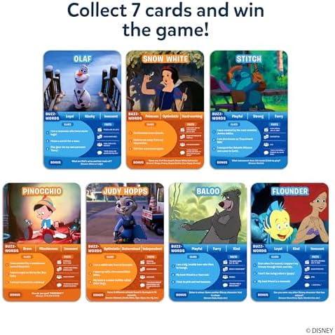 Skillmatics Guess in 10 Card Game – Disney, Gift for Kids, Travel Toys - Image 5