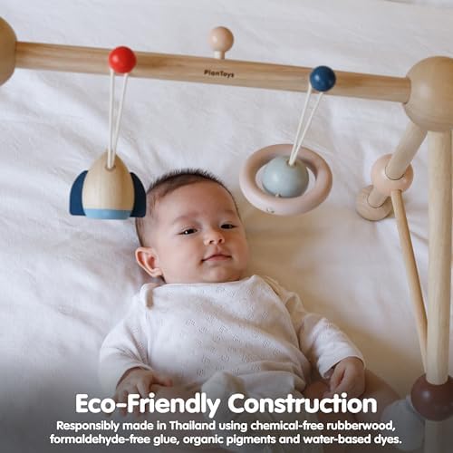 PlanToys® Play Gym Wooden Baby Activity Toy Orchard Montessori Kids Sensory - Image 7