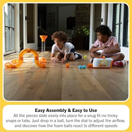 Fat Brain Toys The Original Air Toobz, Air-Powered STEM Building Toys for Kids & Teens, Kids Building Toys, STEM Toys for 3+ Year Old - Image 4
