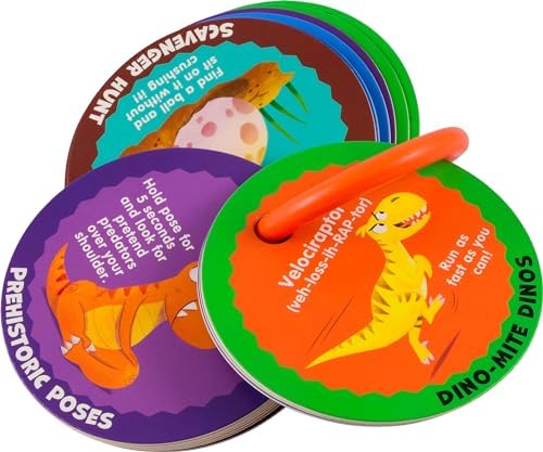 MOLLYBEE KIDS Dino Stomp and Roar, Toddler and Preschool Dinosaur Activity Cards, Gifts for 3, 4 Year Olds, Toddler Activities - Image 4