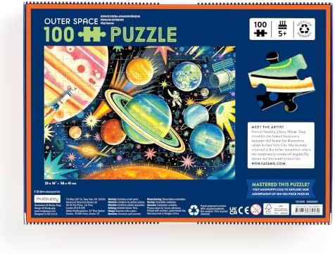 Mudpuppy - Outer Space 100 Piece Jigsaw Puzzle for Kids - Image 3