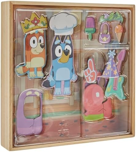 Horizon Group USA Magnetic Playset for Kids, Bluey Wood Playset - Image 6