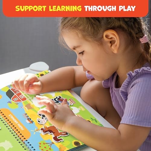 Preschool Busy Book for Toddlers 3-5, Educational Montessori Activity Toy - Image 4