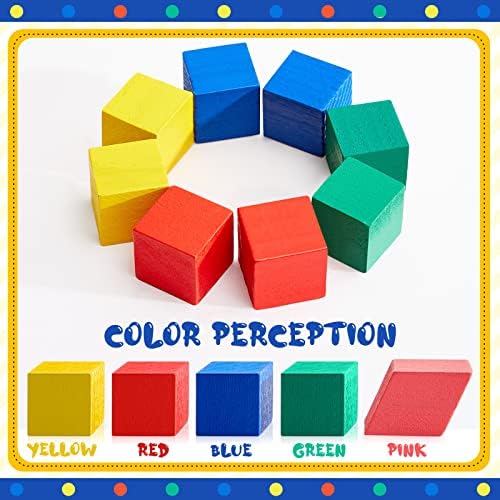 140 Pcs Mini 3D Shapes for Teaching, Wood Building Geometric Solids Blocks - Image 3