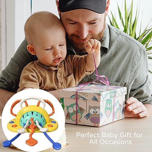 VoMii High Chair Toys with Suction Cup, Montessori Sensory Toys for 1 Year Old Fine Motor Skills,Food Grade Silicone Activity Gift for Baby Infant Toddlers - Image 6