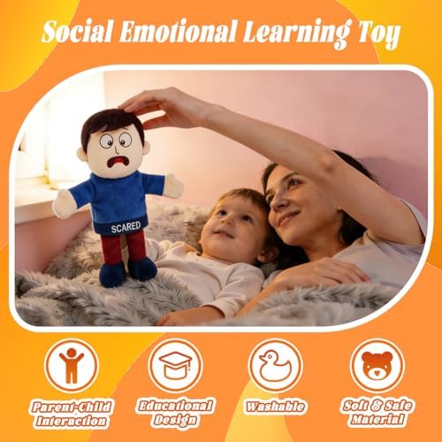 Scared Emotion Hand Puppet for Kids & Toddlers – 12 Inch - Image 6