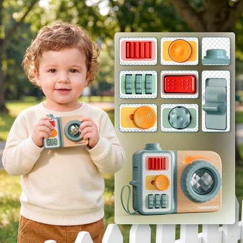 TOP BRIGHT Busy Board for 1 Year Old, Montessori Toys for Toddlers - Image 2