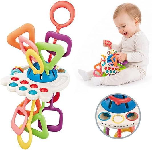 Montessori Silicone Pulling Toy for Babies by Unknown
