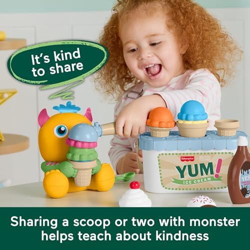 Fisher-Price Toddler Toys Big Little Feelings Sharing Kit, 18-Piece Set of Activities & Parenting Tips for Preschool Kids Ages 3 Years - Image 4
