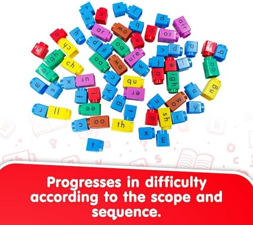 Junior Learning Rainbow Phonics Blox Decoding Phase 3-30 Activity Cards - Image 3