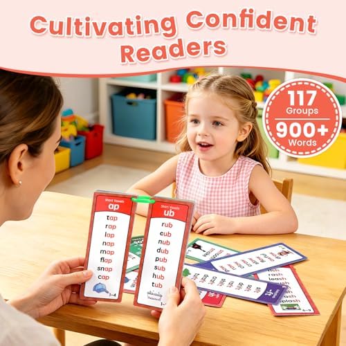 Phonics Flash Cards for Kids Ages 4 to 8, 60 Cards with Over 900 Words - Image 4