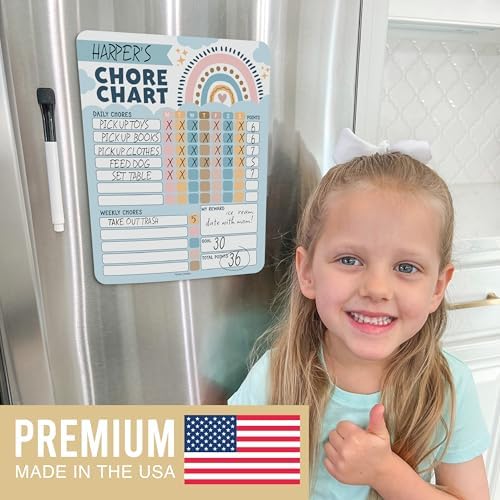 Magnetic Chore Chart for Kids Dry Erase Reward Chart for Home and Classroom - Image 4