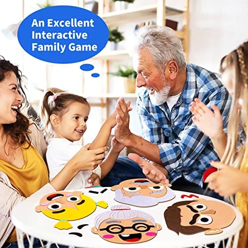 Craftstory 116 Pcs Feeling & Emotions Busy Board Sensory Toys for Toddlers - 6 Family Face Boards Social-Emotional-Learning-Games, Kids Autism Speech Therapy Materials, Gifts for Boys Girls Age 3+ - Image 3