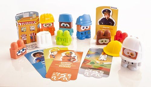 Miniland Job Blocks Board Game for Toddlers Age 2 - Preschoolers Age 4, Teaches Careers, Diversity, Fun Language Development, Pretend Play - Image 9