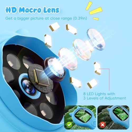 Microscope for Kids, Portable Digital Microscope for Outdoor Exploration - Image 4
