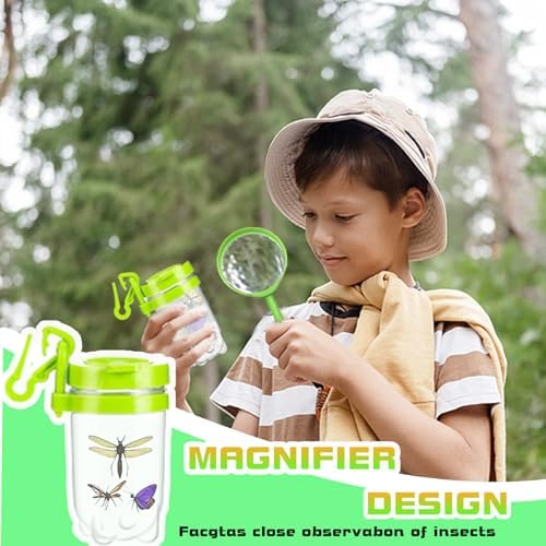 Bug Catcher for Kids - Outdoor Insect Catching Kit with Butterfly Net, Bug Box, and Storage Bag - Non-Toxic Educational Toys for Nature Exploration, for Boys & Girls Ages 3-12 - Image 5