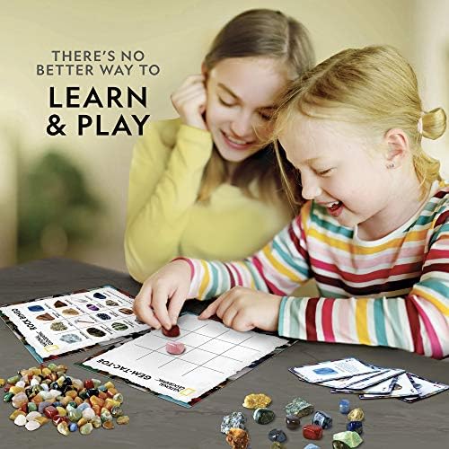 National Geographic Rock Bingo and Gemstone Trivia Game for Kids - Image 2