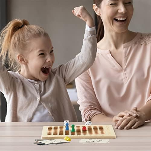 Asweets 2 in 1 Wooden Montessori Multiplication Addition Board Game 1 Pc - Image 5