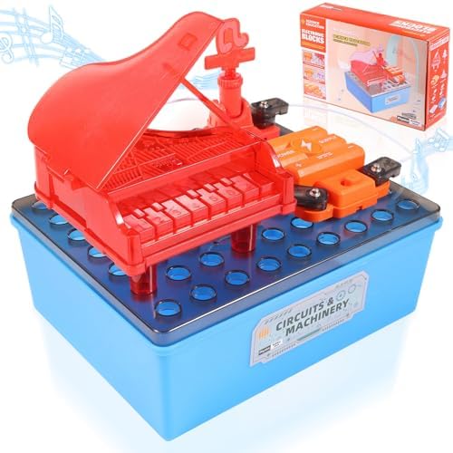 Science Kits for Kids, Children's STEM Educational Toy, DIY Circuit Connections, Playable Piano Enlightenment Toy, Educational Fun Toy Gift for Boys and Girls by WINGROWHK