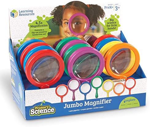 Learning Resources Primary Science Jumbo Magnifiers, Set of 12 - Image 6