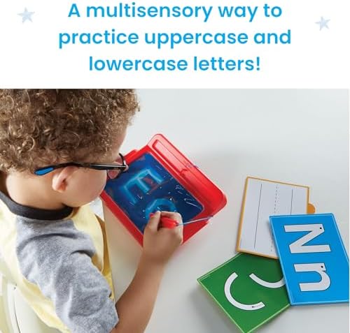 hand2mind Letter Tracing Sensory Pad, Fine Motor Activities, Ages 3+ - Image 3