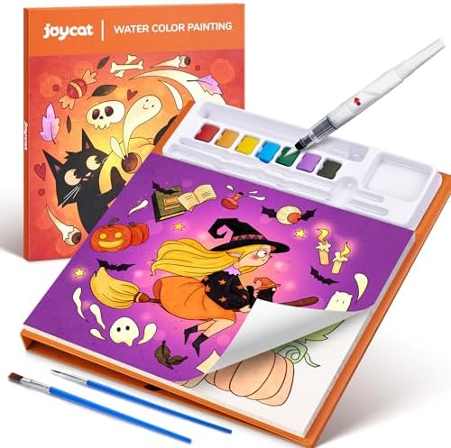 JoyCat Paint with Water Coloring Books for Toddlers (Halloween) by JOYCAT