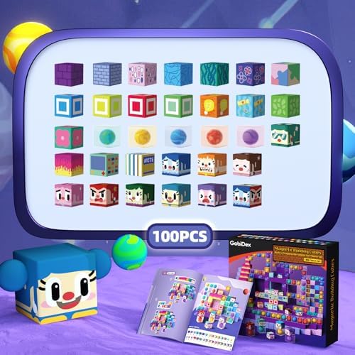 GobiDex Magnetic Building Blocks Emotion Learning for Toy Kids - Image 5