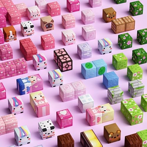 GobiDex 200PCS Magnetic Blocks Kid Building Toys for 3+ Years Old Girls - Image 3