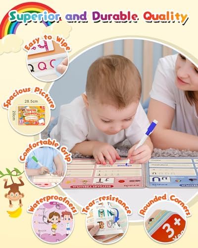 Preschool Learning Activities, 37 Themes Tracing Activity Books Ages 3-8 - Image 6