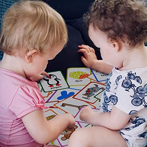 Alphabet Flash Cards for Toddlers: Teach Toddler ABC Letters & Words, 52 Double-Sided Uppercase and Lowercase Letters Cards - Preschool Learning - Image 3
