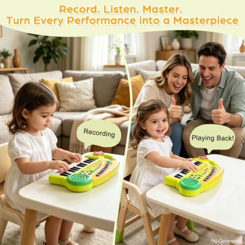 Sealive Toddler Keyboard Piano, 24-Key Kids Piano Toy with Record, Playback - Image 2