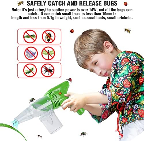 PLAY Bug Vacuum for Kids,Bug Catcher kit for Kids,Eco-Friendly Bug Suction Toy Vacuum with Magnifying Glass Viewing Chamber, for Boys Age 4+ - Image 2