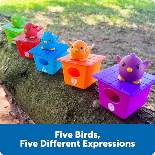 Learning Resources Peek-a-Bird Learning Buddies - 15 Pieces, Age 18 Months+ Toddler Activities, Preschool Toys, Educational Color Teaching - Image 4