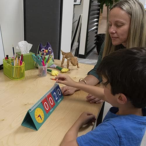 edxeducation Time Flip Chart, Teaching Clock for Kids - Image 6