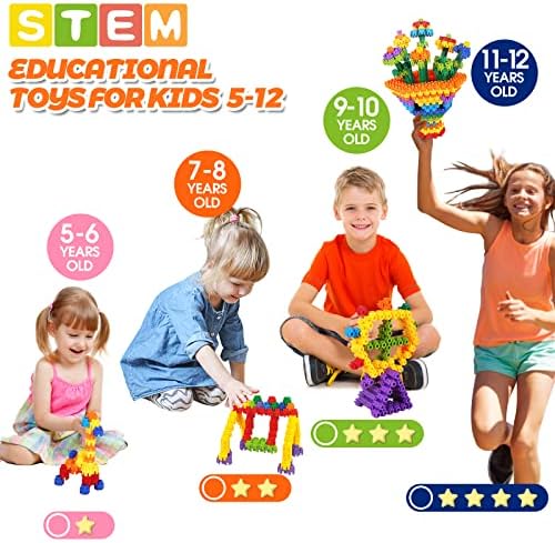Hexagonal Building Blocks 160 Piece, STEM Toys Building Sets Kids Building Toys for 5+ Year Old Boys Girls, Educational Kids Toys Connecting Toys Preschool Classroom Must Haves Birthday Gifts - Image 3