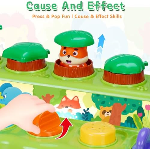 FS Pop Up Toy for 1 Year Old, Cause and Effect Learning Toy - Image 3