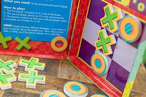 Bendon TS Shure Tic-Tac-Toe Games Magnetic Activity Tin with Foam Magnet Sheet 50522 - Image 4