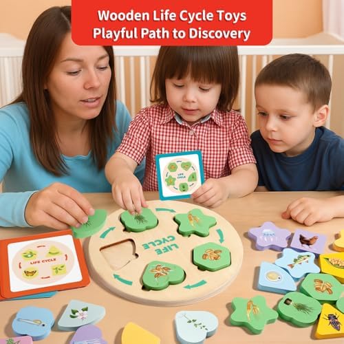 INIFEIDALA Montessori Wooden Preschool Educational Toys for Toddlers 3-6 - Image 2
