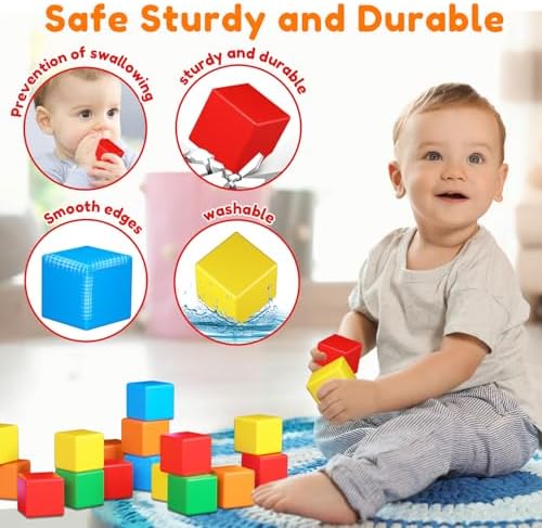 KAEILORU Magnetic Blocks Toys for Toddler Girls Boys Age 3-5 5-7 4-8 Magnetic Building Cubs Stem Sensory Toys, Preschool Learning Activities Birthday Gift for 3 4 5 6 7 Year Old - Image 3