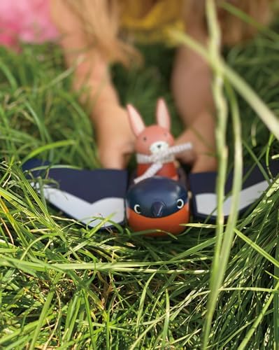 Tender Leaf Toys - Swifty Bird - Solid Wood Bird Toy with Removeable Bunny Character - Open-Ended Play Toy for Toddler Boys and Girls - Explore Role-Play and Imagination - Age 3+ - Image 3