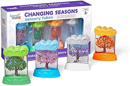 hand2mind Changing Seasons Sensory Tubes, Science Toys, Ages 3+ by hand2mind