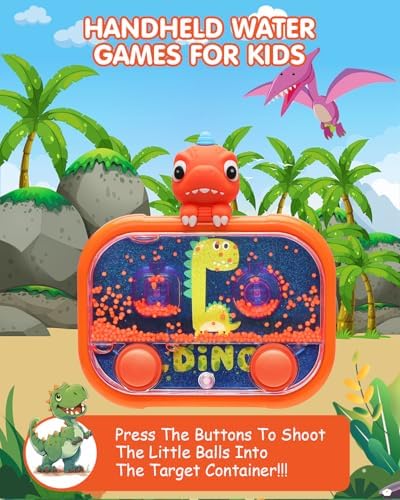 Handheld Water Game with Light – Water Ball Target Toy for Kids Ages 3+, Retro Fidget Toy, Screen-Free Car Travel Game, Road Trip Toy, Airplane Entertainment, Portable Autism-Friendly Gift - Image 2