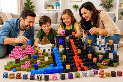 200PCS Magnetic Building Blocks for Kids Ages 3+ - STEM Lava Magnet Cubes Educational Set, Montessori Sensory Learning Toys for Boys & Girls, Indoor Outdoor Kids Birthday Gift. - Image 4